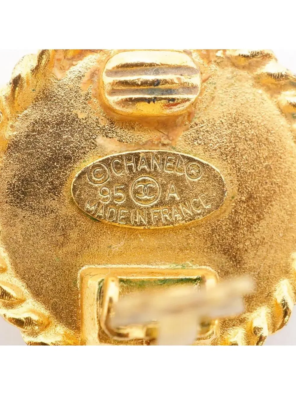 Chanel Cc Logo Circle Clip-On Earrings #327605C67B